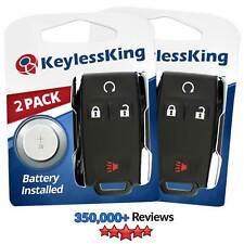 2x Keyless Entry Remote Key Fob Control Transmitter for M3N-32337100 4b Chrome picture
