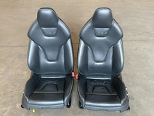 13 14 15 Audi RS5 B8.5 Front Left & Right Bucket Seat Cushion Set Black 1708 OEM picture