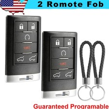 🔥  2 For 2007 08 2009 2010 2011 2012 2013 2014 Cadillac Escalade Remote Key Fob picture