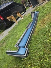 1985-1987 Cadillac Deville Coupe Rear Bumper Upper Teal Color picture