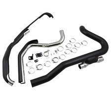 Cobra Powerport 2017-2025 Harley Trike Dual Headpipes Header Raven Black 6256RB picture