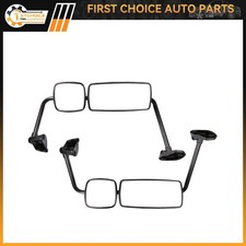 Pair Side View Mirrors Complete For 2003-2015 Freightliner M2 Chrome With Heated picture