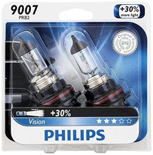  2 Philips 9007 Upgrade Vision HB5 Halogen Bright Light Bulb 65/55W GERMANY Beam picture