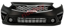 Fit 2019 2020 2021 Kia Forte Front Bumper Complete Assembly w/Fog K1014104-B picture