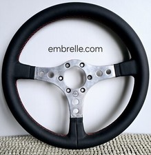 RAID 1 Authentic Vintage Leather steering wheel 360mm PORSCHE VERY RARE BMW VW picture