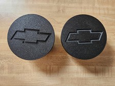 2016-2024 Camaro Strut Tower Covers Caps In Matte Black USA Made Bowtie Emblem picture