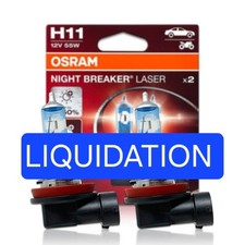 H11 OSRAM Night Breaker LASER Halogen Headlight Bulbs | 2 Pack | picture