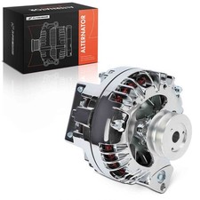 A-Premium Chrome Alternator for Chrysler Square Back 1961-1989 100A V-Belt 12V picture