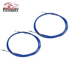 2PCS Throttle Shift Control Cable For Yamaha Marine Outboard Engine 20FT 33C picture