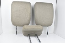 11-17 Honda Odyssey Rear Seat Third 3rd Row Beig  Cloth  Headrest Set OEM picture