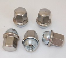 5 New Dodge Ram 1500 Factory OEM Polished Stainless 14x1.5 Lug Nuts ng picture