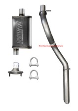 01 - 06 Jeep Wrangler Exhaust w/ Flowmaster FlowFX Muffler picture