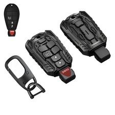 Zinc Alloy Key Fob Cover for 2008-2018 Dodge Ram 1500 2500 3500 picture