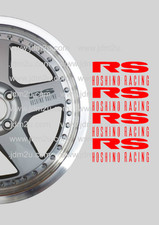 Replacement Wheels Decals Impul RS Hashino Racing Design Rims picture
