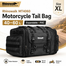 Rhinowalk Motorcycle Rear Seat Tail Bag 60L Travel Luggage picture
