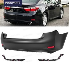For 2013 2014 2015 Lexus ES350 Rear Bumper Cover Fascia w/o Sensor Holes Primed picture