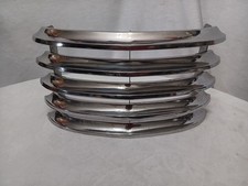 ** (1) Vintage 1940's 1941 Nash Chrome Upper Radiator Grill Assembly NOS picture