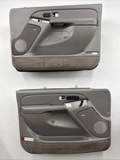 03-07 Chevy Silverado GMC Sierra Tahoe Yukon Pair Door Panels OEM Pewter Nice picture