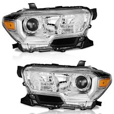 WEELMOTO For 2016-2022 Toyota Tacoma Headlights w/o LED DRL Left+Right Headlamps picture