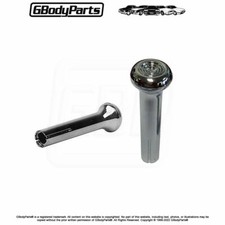 78-88 G-Body Upper Door Panel Lock Knob Chrome Smooth Style PAIR GM # 9813799  picture