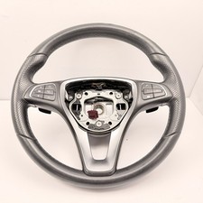 2016-2022 MERCEDES GLC300 LEATHER STEERING WHEEL PADDLE SHIFTERS OEM A0004601903 picture