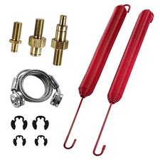 2Pcs Red Hood Spring Kit Fit for Peterbilt 388/389 Series Trucks 2008-2023 with picture