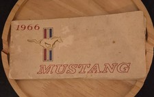 Vintage 1966 Ford Mustang Second Printing  Original Genuine Owners Manual  picture