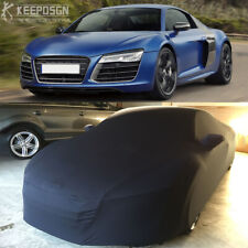 For Audi R8 Stretch Full Car Cover Indoor Soft Fabric Anti-scratch Dust Proof A+ picture