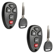 2 Replacement For 07 08 09 10 11 12 13 14 15 16 GMC Acadia Key + Fob Remote picture