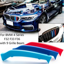 M-Color Grille Insert Trim Strips Fits BMW F32 F33 F36 4 Series M-Sport 14~2018 picture