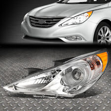 FOR 11-14 SONATA LH DRIVER SIDE CHROME HOUSING PROJECTOR HEADLIGHT HEAD LAMP picture