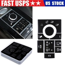 For Range Rover Sport 2014-16 Black Alloy Console Terrain Mode Button Cover picture