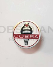 Hi Quality Heavy Brass Chrome Vintage Classic Shelby Cobra Hood/Trunk Badge picture
