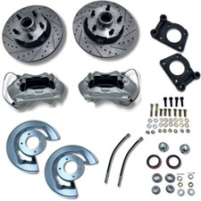 1962-1969 Ford Fairlane V8 Front Disc Brake Conversion Kit, 4 Piston Calipers picture