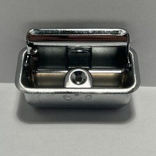 Vintage Chrome Ashtray Hot Rod Custom Gasser Arm Rest & Center Console picture