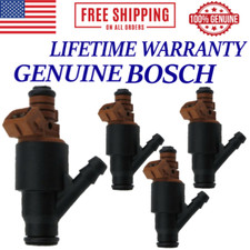NEW OEM Bosch 4 Pieces Fuel Injectors For 1994-1999 BMW 1.8L, 1.9L I4 picture