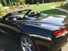 Tinted Wind Restrictor® brand wind deflector blocker for Stingray Corvette C7  picture