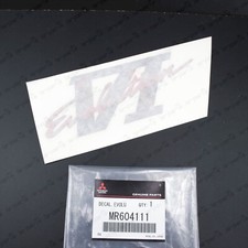 NEW GENUINE MITSUBISHI LANCER EVO 6 CP9A EVOLUTION VI DECAL STICKER MR604111 picture