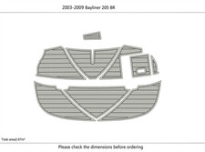 2003-2006 Bayliner 205 BR DuraEVA Boat flooring picture