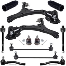 12pc Front Suspension Kit for Honda Accord/Acura TLX Control Arms Tie Rods picture