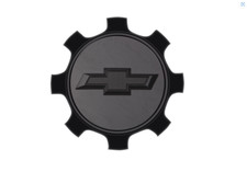 2020-2027 Chevrolet Silverado 2500 3500 Center Cap Black Bowtie Logo 84465267 OE picture
