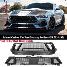 For Ford Mustang S650 EcoBoost/GT 24-26 Carbon Shelby Style 2x Front Grille kit picture