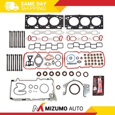 07-10 Chrysler Dodge 3.5L SOHC V6 Engine Full Gasket Set W/ HEAD BOLTS SEALANT picture