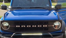 Used OEM 2021-2024 Ford Bronco Front Black Diamond Grille WITHOUT Camera GENUINE picture