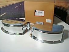 Harley Panhead Chrome Rocker Valve Covers FL  1948-65 48-65  V-Twin 42-0103 X9 picture