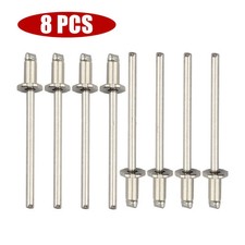 8x Nos Dash Rivets Stainless Steel for GM Ford Chrysler AMC VIN Door Tag New picture