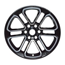 Refurbished Polished and Painted Matte Black Aluminum Wheel 20 x 9 picture