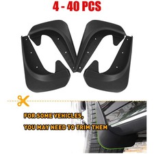 4-40X Universal Mud Flaps Splash Car Guards Truck For Rear Front Pickup LH RH picture