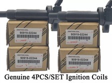 4PCS GENUINE DENSO Ignition Coils For 2002-2008 Toyota Camry 2.4L L4 90919-02244 picture