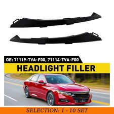 2-20 Fit 2021-2022 Honda Accord Front Bumper Trim Molding Headlight Lower Grille picture
